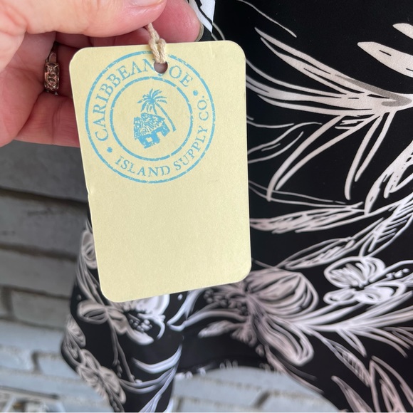 Caribbean Joe, Swim Top (Tankini) with bust enhancer in black, Size 16 - Picture 7 of 7